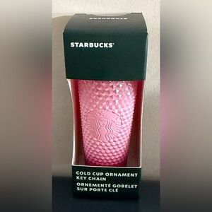Starbucks Pink Ombré Cup Key Chain